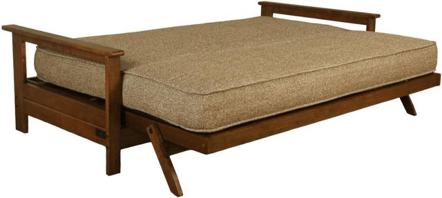 Kodiak Furniture Emily Brownstone/Natural Beauty Taupestone Full Futon Frame with Mattress-1