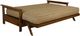 Kodiak Furniture Emily Brownstone/Natural Beauty Taupestone Full Futon Frame with Mattress-1