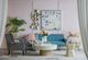 A & B Home Gray/Pink Cornerstone Hand Painted Wall Art-5