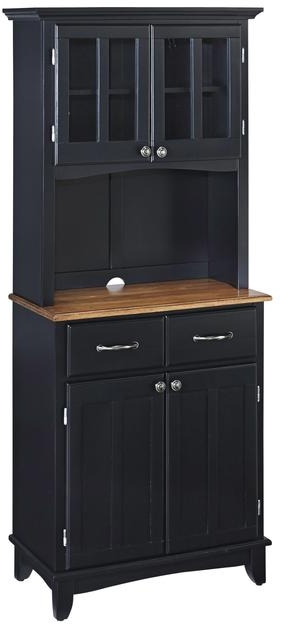 Black buffet and hutch discount
