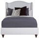 Century® Customizable Details Wing Upholstered California King Panel Bed-1