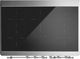 Ilve® Majestic III 40" White Pro Style Induction Range with Solid Door and Chrome Trim-2