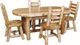 Best Craft Furniture W14 White Cedar 6’ Oval Dining Table-1