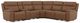 Flexsteel® Sawyer Harvest Leather Power Reclining Sectional with Power Headrests and Lumbar with Custom Layout Options-0