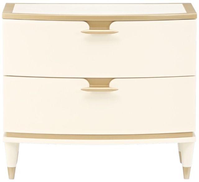 Michael Amini® La Terrazza Creamy Pearl Large Nightstand-1