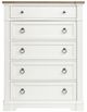 Magnussen Home® Kingston Whisper White/Cerused Nutmeg Chest-2