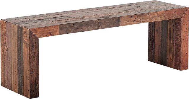 Moe's Home Collection Vintage Light Brown Small Bench-0