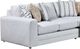 Fusion Furniture 3-Piece Durango Pewter L-Shape Sectional-1