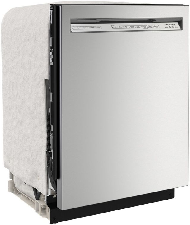 KitchenAid® 24" PrintShield™ Stainless Steel Front Control Built In Dishwasher-3
