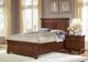 Vaughan-Bassett Reflections Medium Cherry Queen Mansion Storage Bed-0