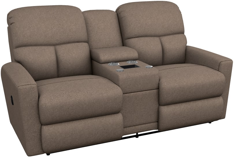 La-Z-Boy® Hawthorn Mocha Manual Reclining Loveseat with