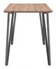 Zuo Modern Doubs Brown Counter Table with Silver Metal Base-1