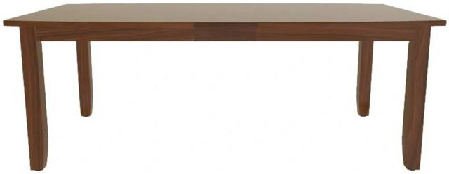 Mavin Customizable 48" x 72" Boat Extendable Dining Table with 12" Leaf-1