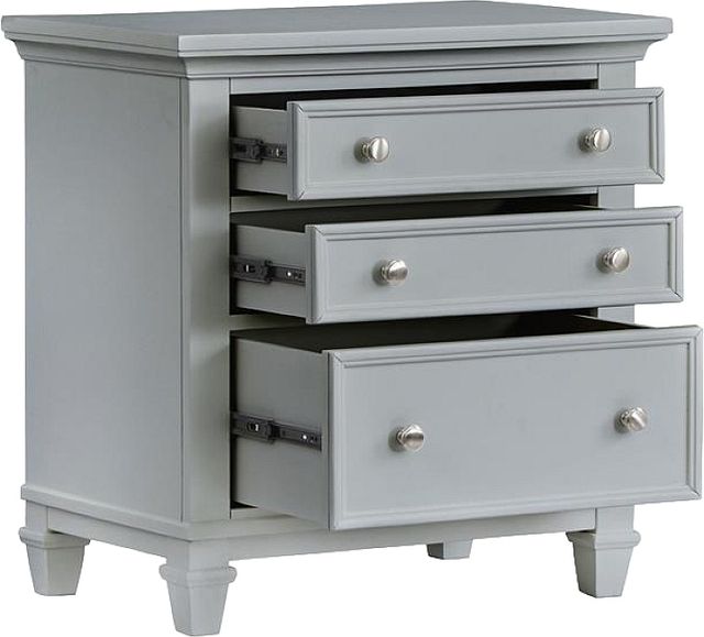 Magnussen Home® Charleston Harbor Gray Drawer Nightstand-1