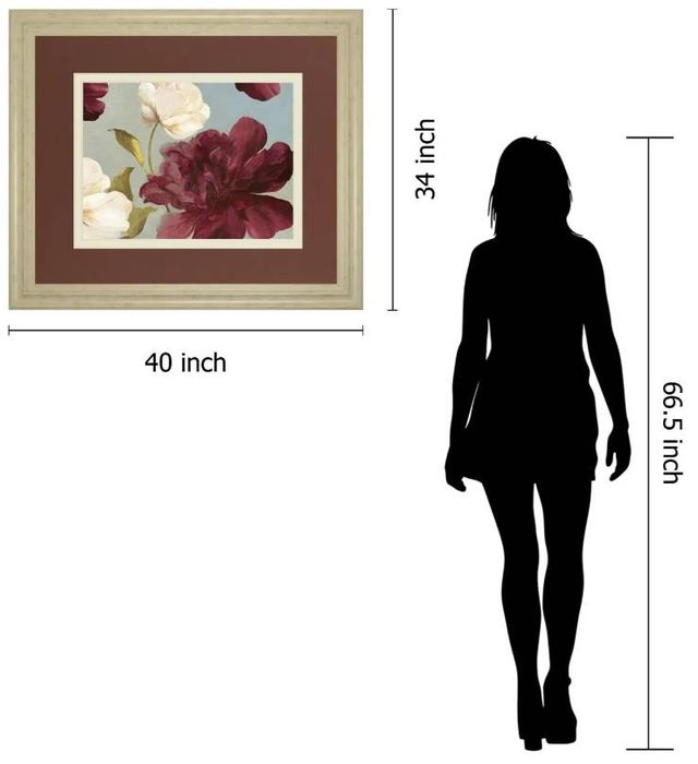Classy Art Deep Peonies Il by Asia Jensen Wall Art-2