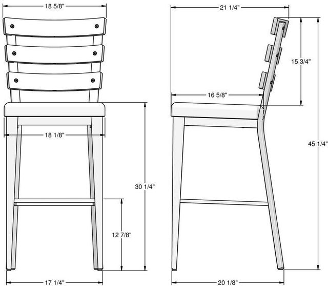 Amisco Customizable Dexter Upholstered Bar Stool-2