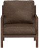International Furniture Direct Milan Brown/Lacquer Brown Accent Chair-1