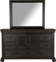 Magnussen Home® Bellamy Peppercorn Landscape Mirror-3