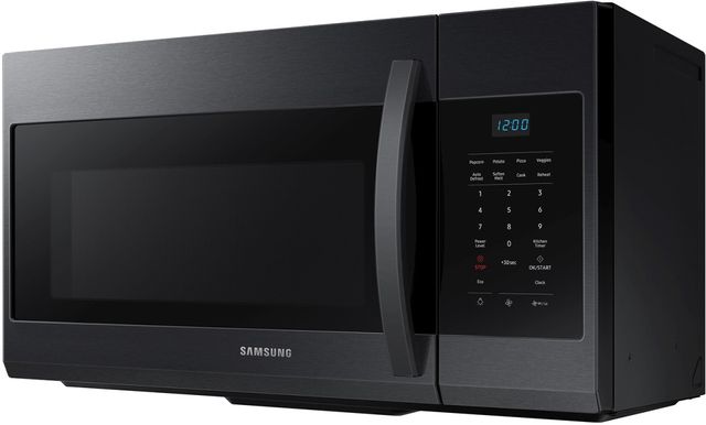 Samsung 1.7 Cu. Ft. Fingerprint Resistant Matte Black Steel Over the Range Microwave-4