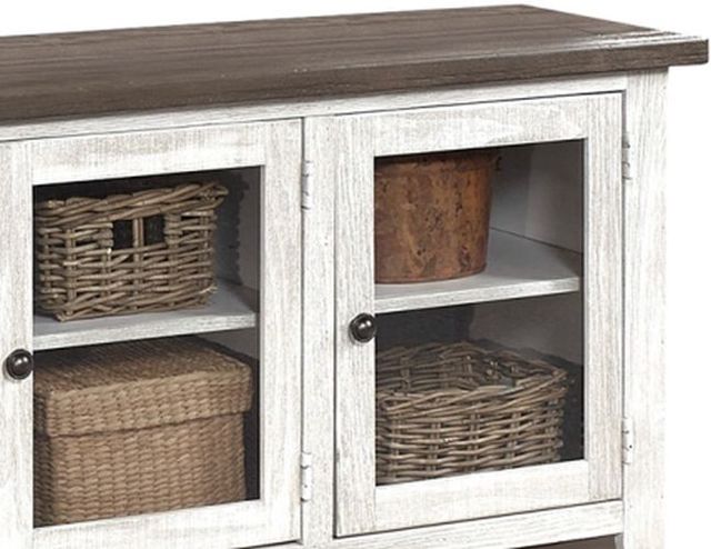 aspenhome® Eastport Drifted White 74" Console with 4 Doors-2