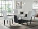 Elements International Beckley 5-Piece Grey/White Dining Set-1