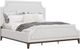 Pulaski™ Asher Park Piano Brown/White King Upholstered Panel Bed-0