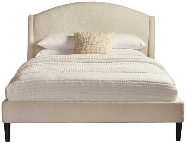 Parker House® Crescent Milano Snow Queen Upholstered Panel Bed-2