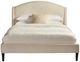Parker House® Crescent Milano Snow Queen Upholstered Panel Bed-2