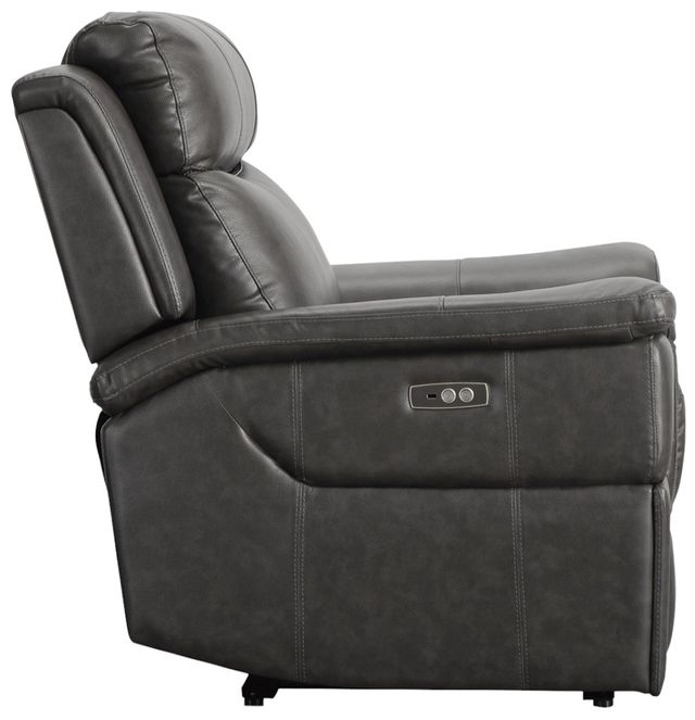 Signature Design by Ashley® Dendron Charcoal Power Recliner-3