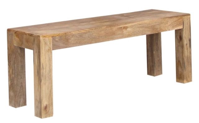 Jaipur Furniture Dakota Range Light Brown Small Bench-0