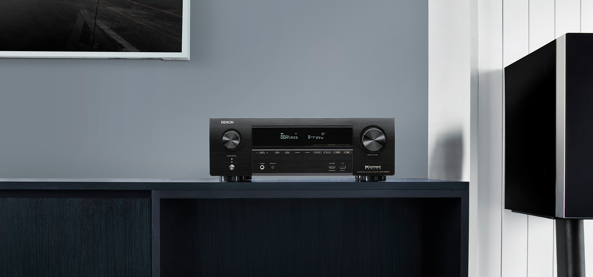 Denon® AVR-X1600H 7.2CH 4K Ultra HD AV Receiver | M & H Appliance