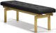 Korson Furniture Lulie Black Modern Bench-0