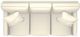 La-Z-Boy® Kennedy Ivory Sofa-4