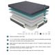 Mazin Furniture Bedding 11" Hybrid Medium Eastern King Mattress in a Box-2