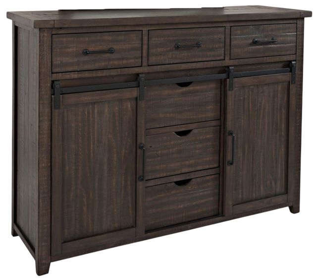 Jofran Inc. Madison County Barnwood Barn Door Dresser-0