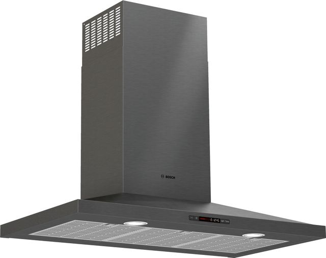Bosch® 800 Series 36" Black Stainless Steel Pyramid Wall Mounted Range Hood-0
