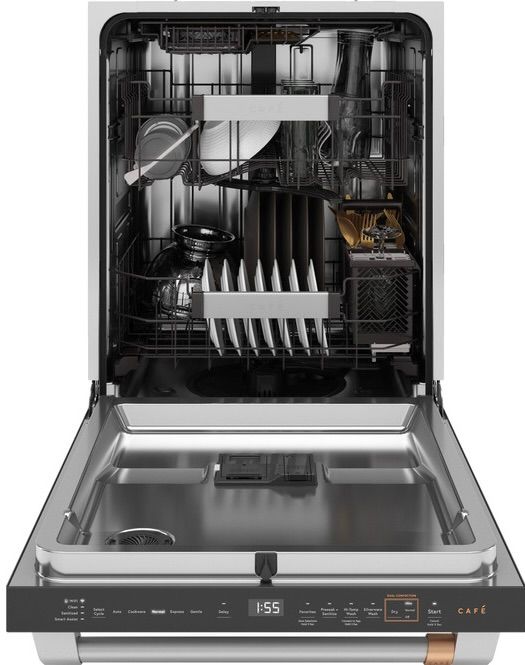 Cafe™ 24" Matte White Top Control Built In Dishwasher-3