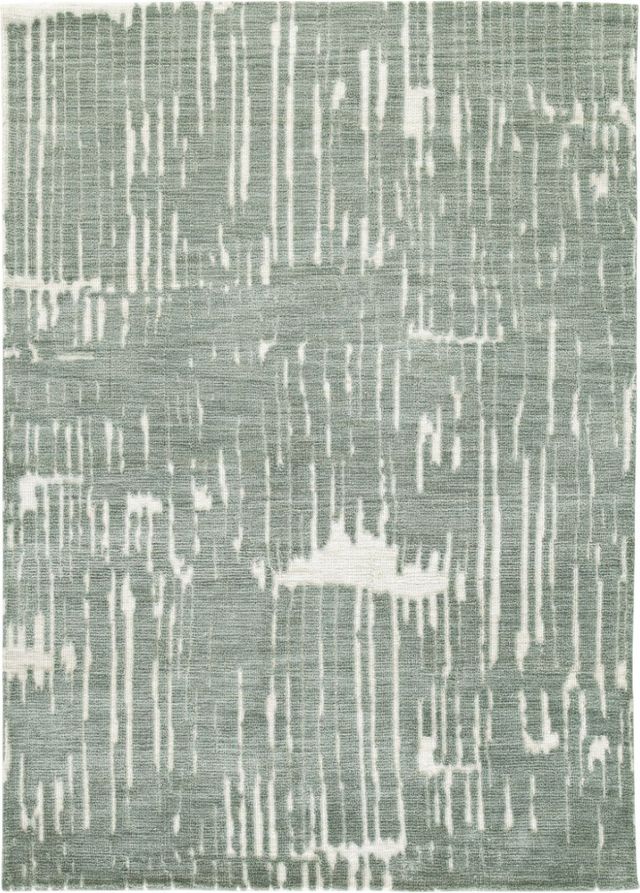 Signature Design by Ashley® Cayworth Teal/White 5'x7' Area Rug-0
