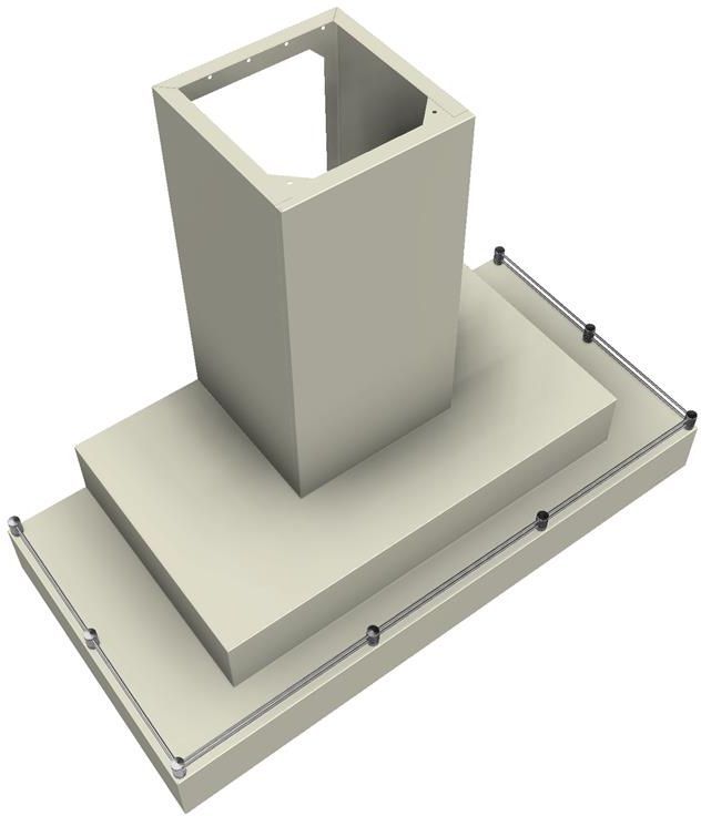 Vent-A-Hood® 42" Biscuit Contemporary Wall Mount Range Hood-1