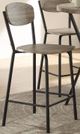 Crown Mark Blake 5-Piece Beige/Black Counter Height Dining Set-2