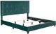 Legends Home Bridger Green Velvet King Upholstered Panel Bed-3