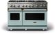 Viking® 5 Series 48" Splash and Stainless Steel Freestanding Double Oven Gas Range-0