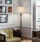 Cal® Lighting & Accessories Torrington Rustic Iron/White Floor Lamp-1
