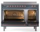 Ilve® Nostalgie II Series 48" Blue Grey Pro Style Induction Range-1