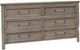 Vintage Furniture Lucas 6-Drawer Dresser-0