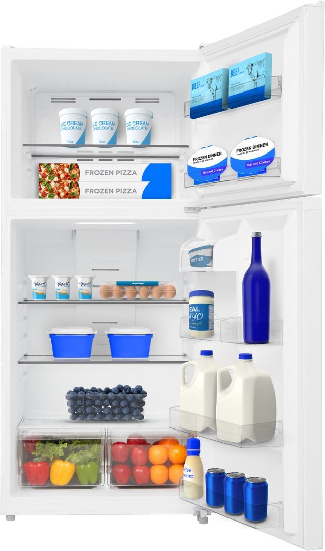 Midea® 18.0 Cu. Ft. White Top Freezer Refrigerator-3
