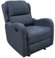 American Wholesale Furniture David Navy Manual Glider Recliner-0