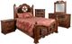 Horizon Home® Lasso 5-Piece Cowhide Brown Queen Panel Bedroom Set-0