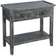 Sunny Designs™ Black Sand 2-Drawer Side Table-0