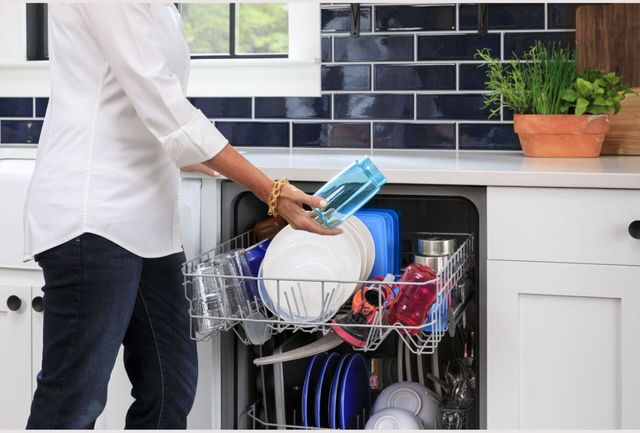 GE® 24" Stainless Steel Front Control Built In Dishwasher-10
